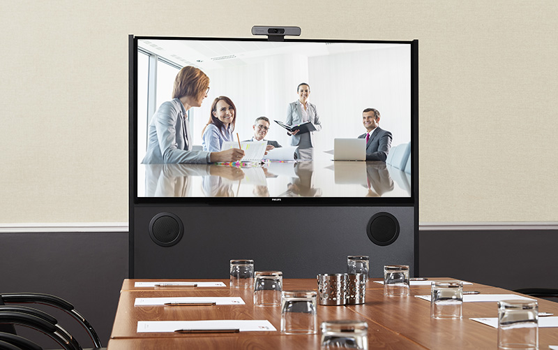 AV Technologies conference unit in a boardroom